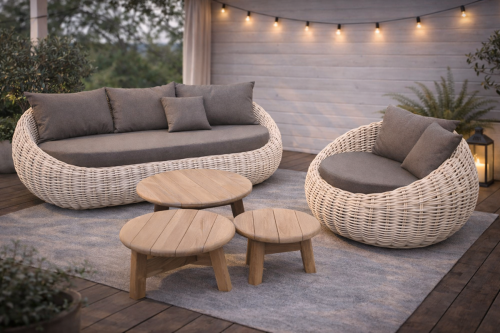 Zestaw Rattanowy LUNGO 