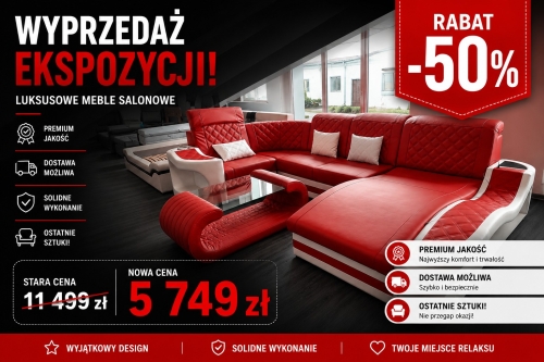 Narożnik Diablo + stolik Royal