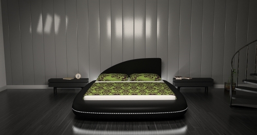 Nowoczesne łóżko tapicerowane