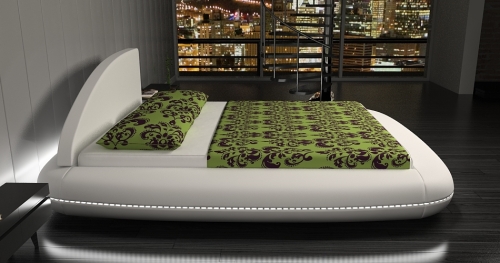 Nowoczesne łóżko tapicerowane