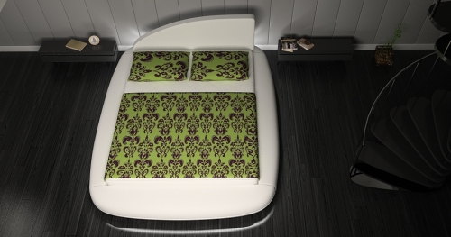 Nowoczesne łóżko tapicerowane