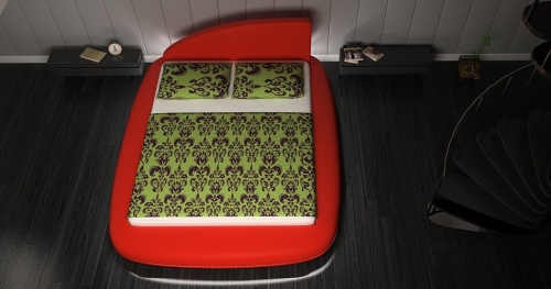 Nowoczesne łóżko tapicerowane