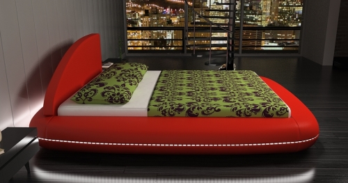 Nowoczesne łóżko tapicerowane