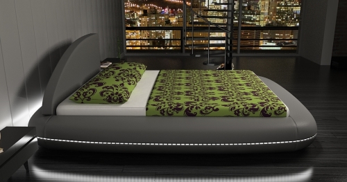 Nowoczesne łóżko tapicerowane