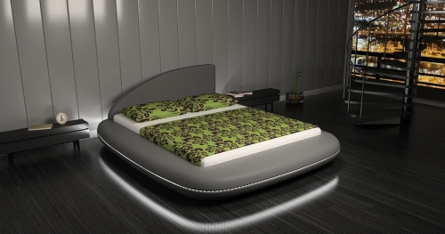 Nowoczesne łóżko tapicerowane