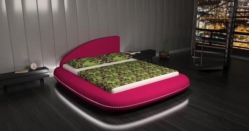 Nowoczesne łóżko tapicerowane