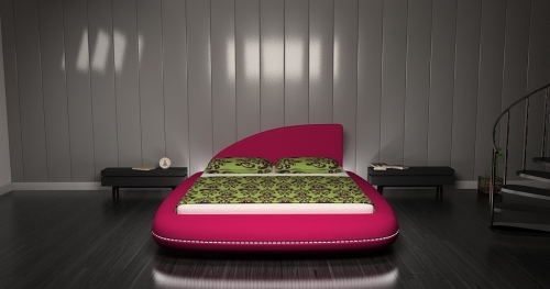 Nowoczesne łóżko tapicerowane