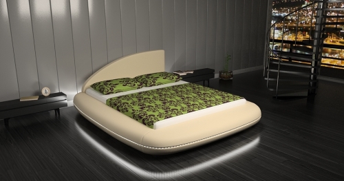 Nowoczesne łóżko tapicerowane