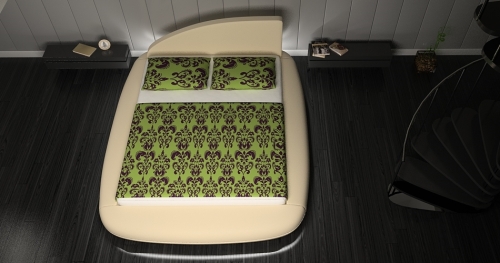 Nowoczesne łóżko tapicerowane